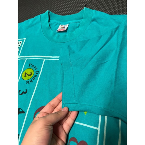 Vintage Gambling Casino 1993 Shirt Single Stitch AOP Size X-Large‎ Elite Edition - Picture 4 of 9